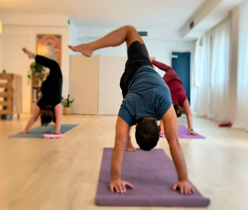 Classe de vinyasa a Kurma Yogaloft